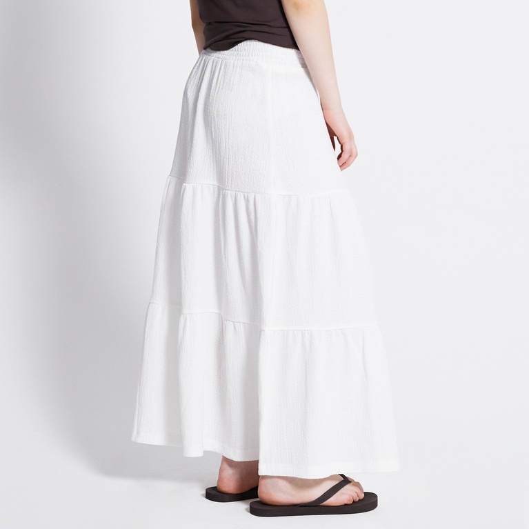 Frill skirt "Belinda star" Off white